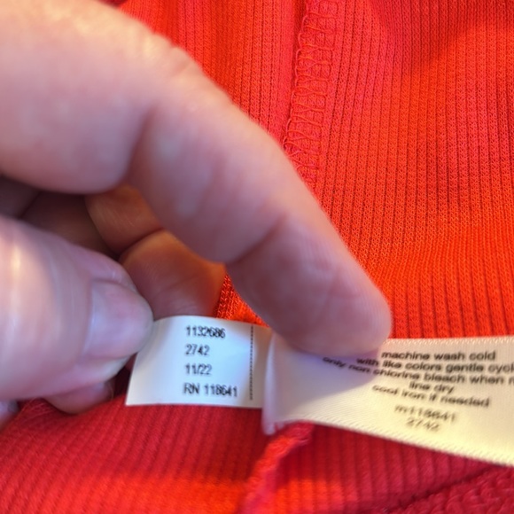 New with Tags Lane Bryant Red Ruffle Sleeve Tiered Wrap Dress Size 22 - Picture 11 of 11